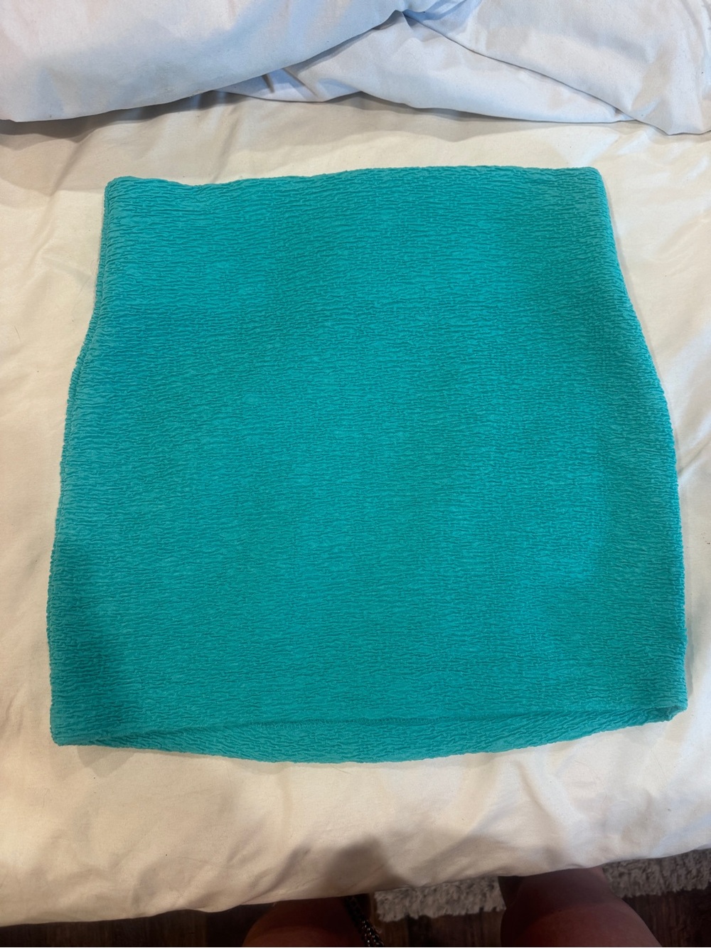 BCBGeneration Teal Mini Skirt